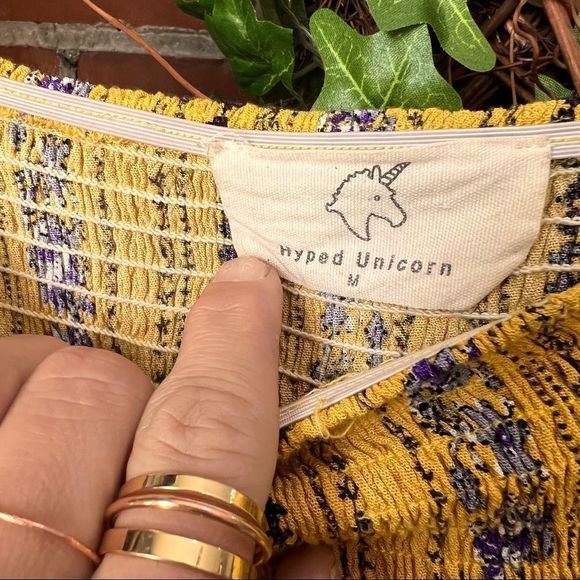 Hyped Unicorn Boho Dress S : M Very Hippie, Boho, Flattering, has Pockete! - Picture 12 of 12